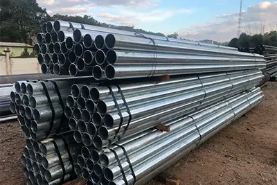 Tubo Galvanizado com Costura